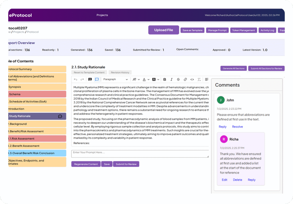 Clinion eProtocol – AI-Powered Protocol Automation in Four Simple Steps